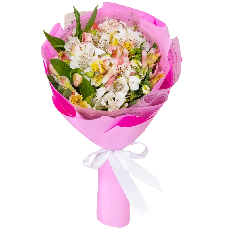 9 альстромерий микс